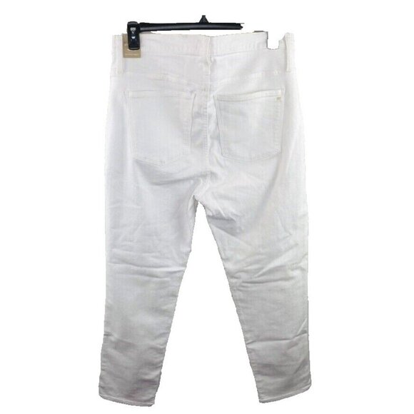 Madewell Women's $128 Stovepipe Jeans in Pure White Size 33 MC636 - Picture 7 of 7